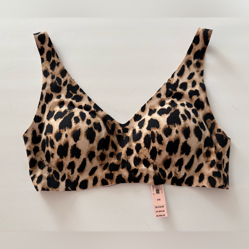 Victoria's Secret leopard Animal Print Bralette 32B